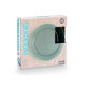 ASSIETTE RAYURES VERT 23CM DIAM