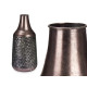 JARRON RELIEVE CONICO PLATA ENVEJECIDO