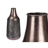 JARRON RELIEVE CONICO PLATA ENVEJECIDO