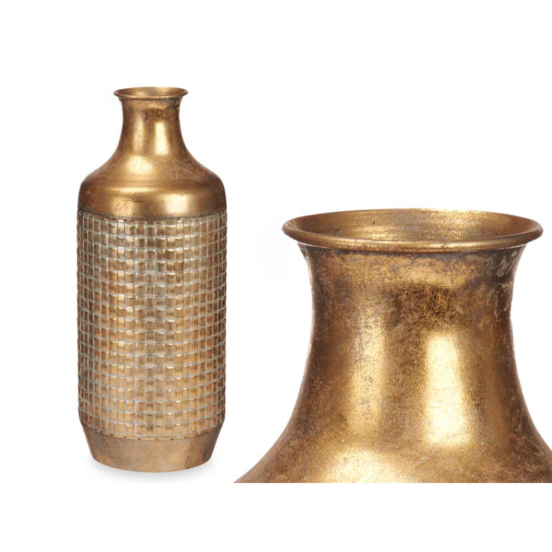JARRON RELIEVE ORO ENVEJECIDO