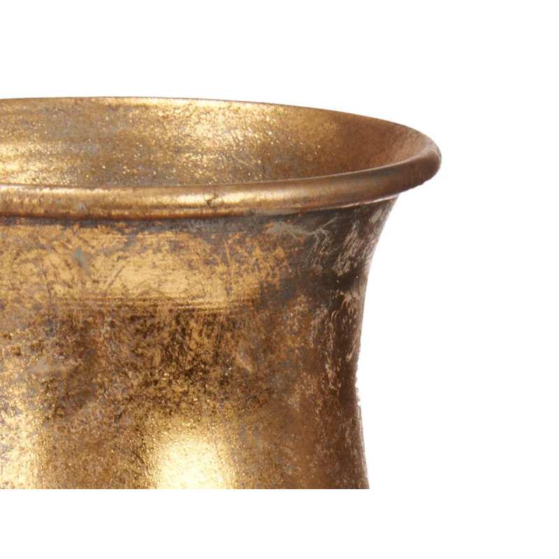 JARRON RELIEVE ORO ENVEJECIDO