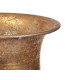 VASO EM RELEVO ALTO DOURADO EFEITO ANTIGO