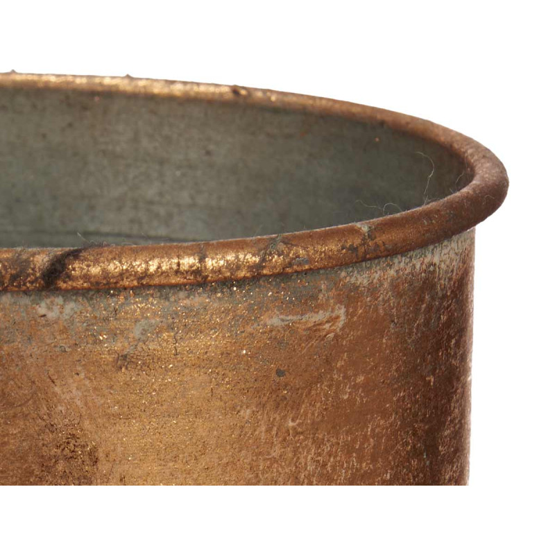 JARRON RELIEVE ANCHO ORO ENVEJECIDO