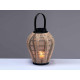 CANDLE HOLDER LANTERN  WITH HANDLE CONICAL