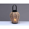 CANDLE HOLDER LANTERN  WITH HANDLE CONICAL