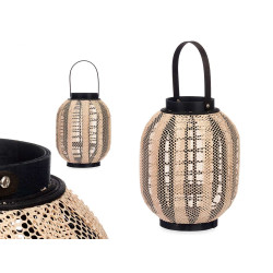 CANDLE HOLDER LANTERN  WITH HANDLE OVAL