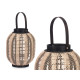 CANDLE HOLDER LANTERN  WITH HANDLE OVAL