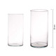 VASO VIDRO CILINDRICO 30CM DIAM 15 CM