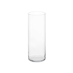 VASE VERRE CYLINDRE 40CM DIAM 15 CM 
