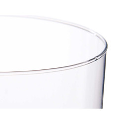 JARRON CRISTAL CILINDRO 15CM DIAM X 40CM