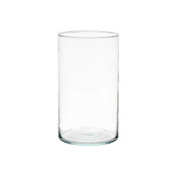JARRON CRISTAL CILINDRO 17CM DIAM X 30CM