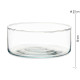 TUBO DE VIDRO CILÍNDRICO 10CM DIÂM 25CM