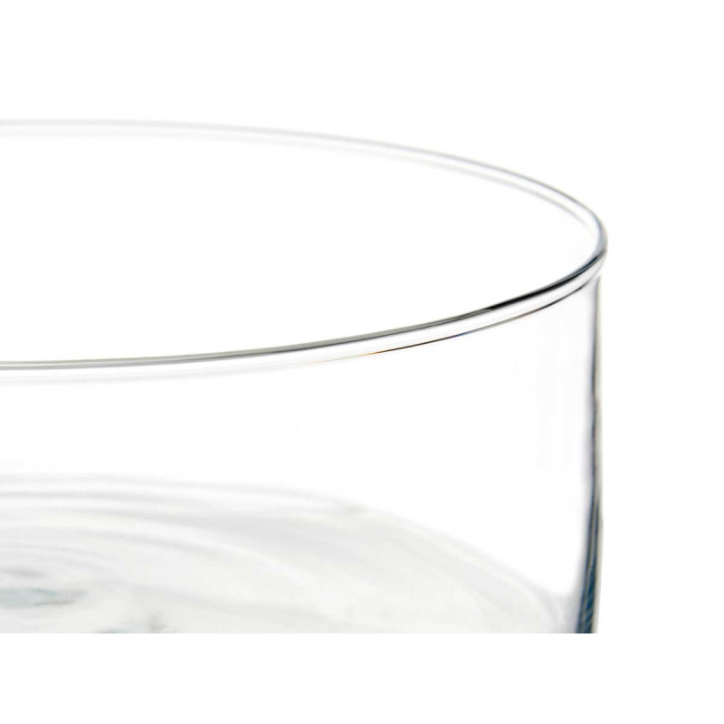 TERRINE VERRE CYLINDRE 25CM DIAM X 10CM