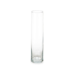 JARRON CRISTAL CILINDRO 10CM DIAM X 40CM