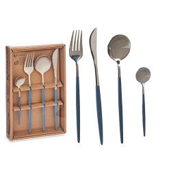 SET POSATE 8PZ ARGENTO/GRIGIO