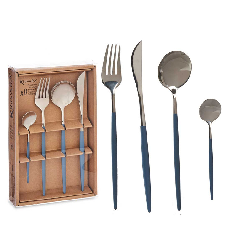 SET POSATE 8PZ ARGENTO/GRIGIO