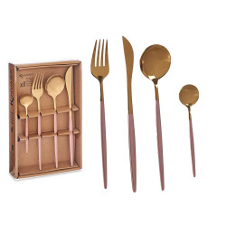 SET POSATE 8PZ ORO/ROSA