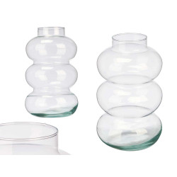 VASO VIDRO NUVEM 35CM