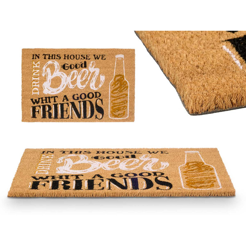 FELPUDO BEER 40X60CM