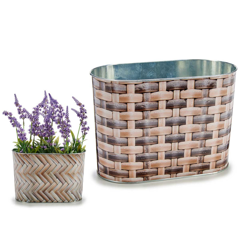 SUPORTE VASO METAL OVAL ALTO GRAN VIME
