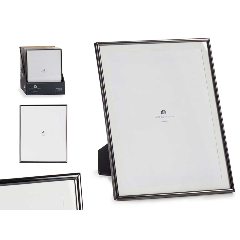 BLACK STEEL PICTURE FRAME 20X25CM