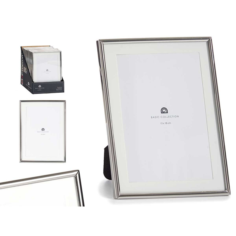 SILVER STEEL PICTURE FRAME 13X18CM