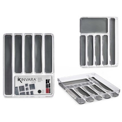 ORGANIZADOR COM ANTIDERRAPANTE 32CM 6 COMPARTIMENT