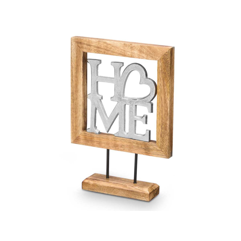 SUPPORT DÉCORATION HOME ARGENTÉ