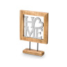 SUPPORTO DECORAZIONE HOME ARGENTATO 