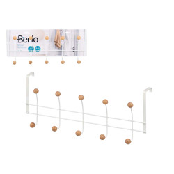 WHITE HANGER 10 HOOKS