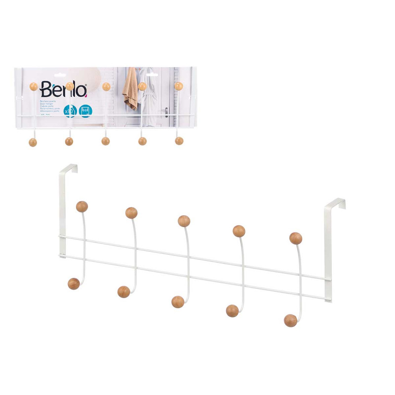 WHITE HANGER 10 HOOKS