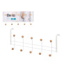 WHITE HANGER 10 HOOKS