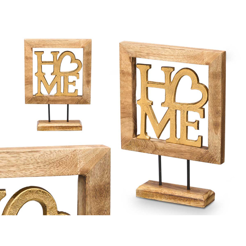 SUPPORT DÉCORATION HOME DORÉ
