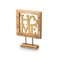 SUPPORT DÉCORATION HOME DORÉ