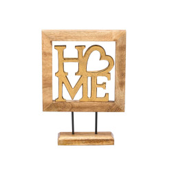 SUPPORT DÉCORATION HOME DORÉ