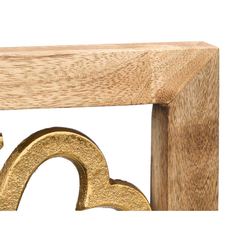 SUPPORT DÉCORATION HOME DORÉ