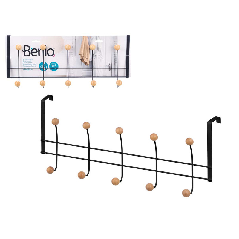 BLACK HANGER 10 HOOKS