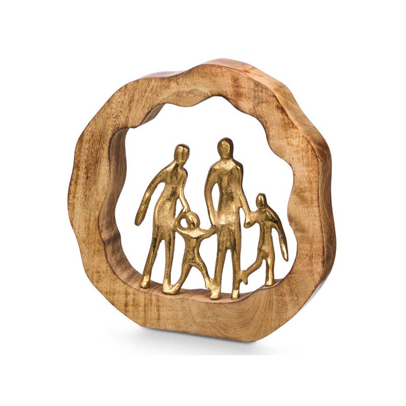 SUPPORT DÉCORATION FAMILY DORÉ