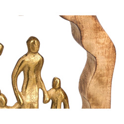 SUPPORT DÉCORATION FAMILY DORÉ