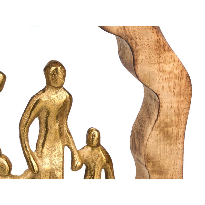 SOPORTE DECORACION FAMILIA DORADO