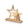 GOLDEN TRIPLE STAR DECORATION SUPPORT