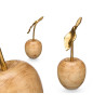 TRIPLE CHERRY GOLDEN DECORATION STAND