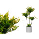 VASO CIMENTO GIGANTE PALMEIRA VERDE