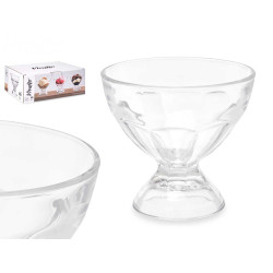 COPO DE VIDRO PARA GELADOS COM PÉ