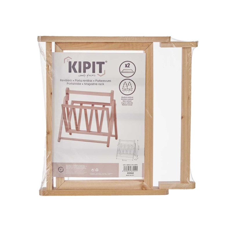 NATURAL MAGAZINE RACK 