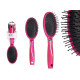 SPAZZOLA PER CAPELLI  FUCSIA SILICONE