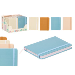 POCKET AGENDA 96 SHEETS ELASTIC NEUTRAL C ASSORT 4