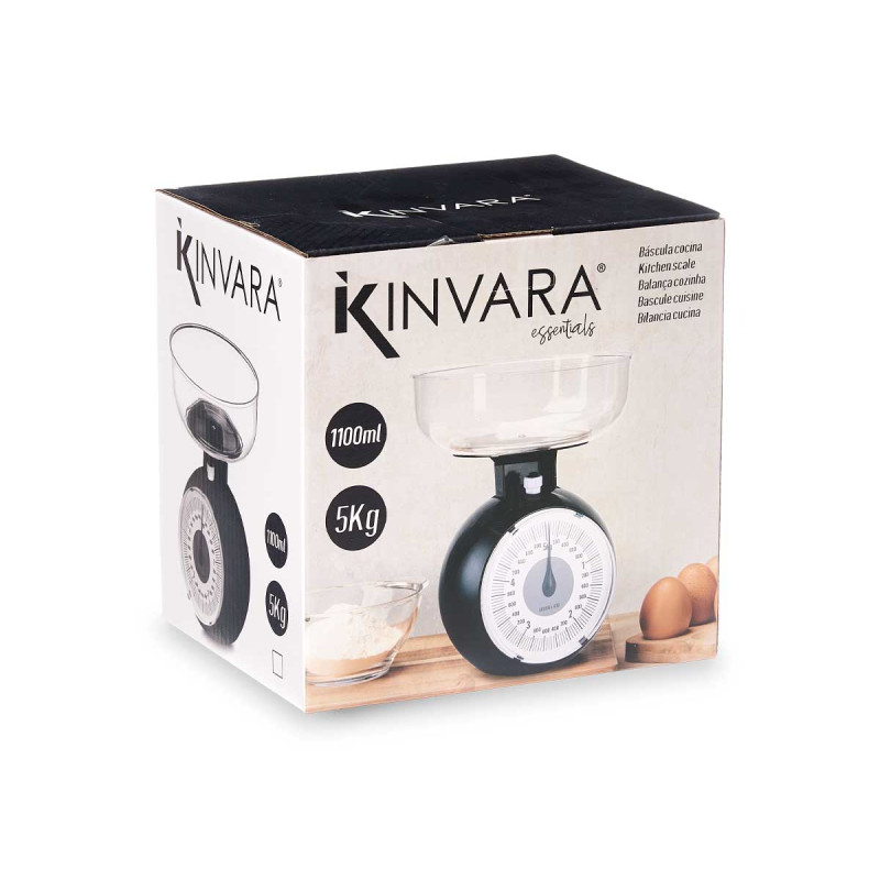 BILANCIA 5KG CONTENITORE 1100ML ROTONDO SURT 2