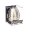 TIMER DA CUCINA A UOVO ACCIAIO