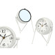 HORLOGE FORGE CADRAN OVALE MIROIR BLANC 21CM